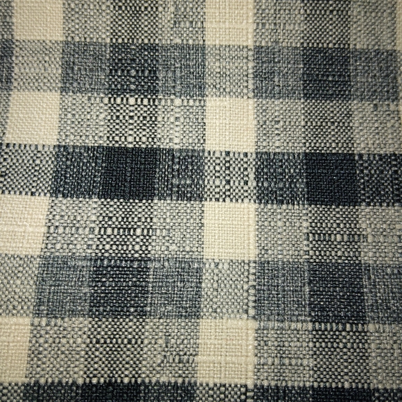 FABRIC Linen Look Synthetic Green Plaid home decor fabric, 2 yards x 54 … - Picture 5 of 5